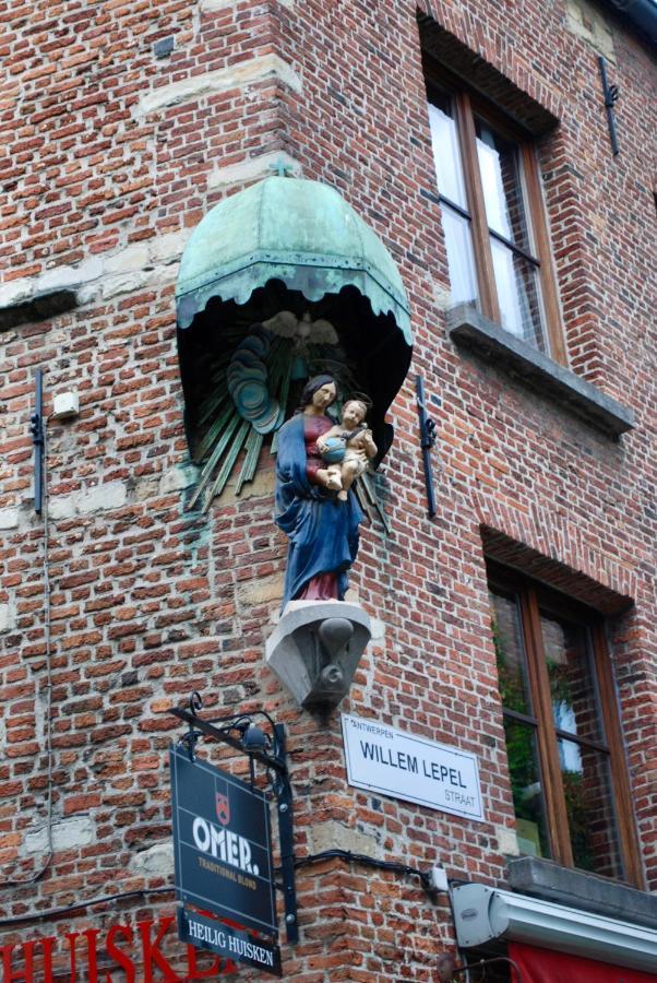 Historical Miniature House In The Heart Of Antwerp Apartment Exterior foto